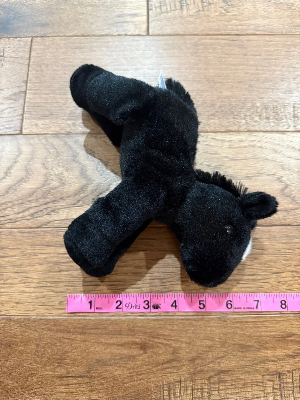 Aurora World Beau Horse - Soft Plush - Black and White Horse